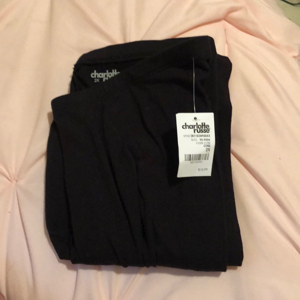 Charlotte Russe Basic black leggings